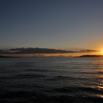 Sonnenuntergang über dem Lake Taupo