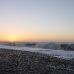 Sonnenuntergang an der Gillespies Beach