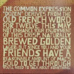 Weisheit auf der Verpackung