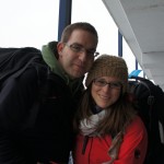 Mit Mütze noch Zuhause