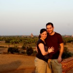 Andrea & Roli auf einem der 4400 Tempel