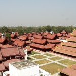 die wiederaufgebauten Palastgebäude