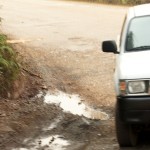 Schlaglöcher sind keine Seltenheit