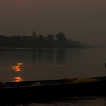 Sonnenuntergang am Mekong
