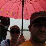 Unter dem Sonnenschirm