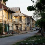 in the streets of Kampot