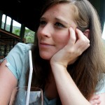 Andrea hat ihren Traubensaft schon gebodigt