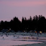 auch abends noch viele Schwimmer