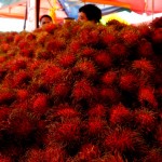 Rambutan-Berg am Chow Kit-Markt