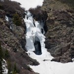 Schnee und Eis auf unserer Wanderung
