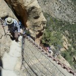 Kletterpartie zurück auf die Hochebene