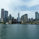 Skyline vom Lake Michigan aus