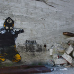 Wandzeichnung in Henningsvær